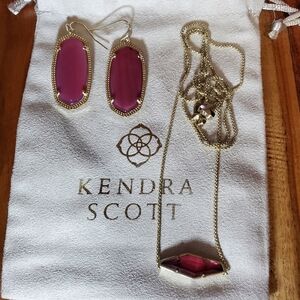 Kendra Scott Necklace and Earrings